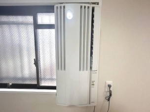 洋室ウインドエアコン設置 洋室
