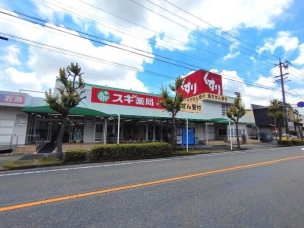 【ドラッグストア】スギ薬局六田店 650m 周辺環境