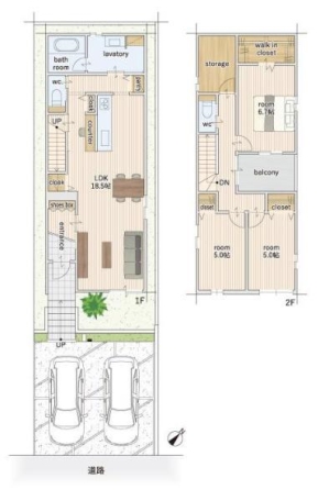 1号棟間取図 新築分譲住宅 天白区菅田3期 1号棟 間取り