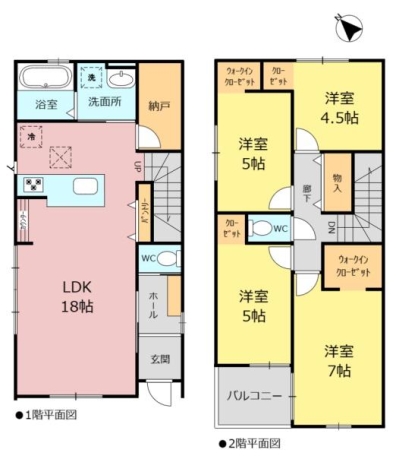 間取図 新築分譲住宅 天白区御前場町2期 2号棟 間取り